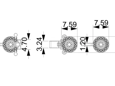 Bracelets 3D Print model - 01 3D print model