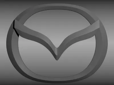 Mazda logo 3D model