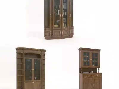 Classic European style Cabinet Collection 6 3D model