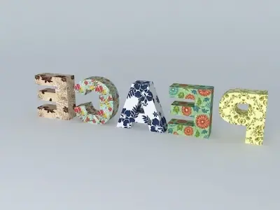 Peace sculpture Free 3D model