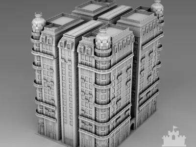 Architecture of Chicago - Full Set 3D Model Pack