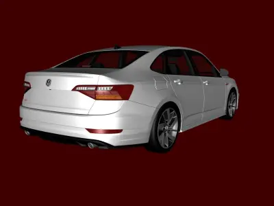 Volkwagen Jetta 2020 GLI 3D model