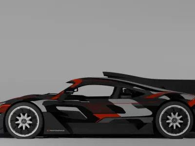 Mercedes AMG One 2021 HQ 3d model 3D model
