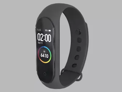 Smart Wristband Low-poly 3D model