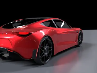 Tesla Roadster 2 3D model