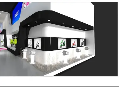 Exhibition - Area - 30X18-3DMAX2009-036 3D model