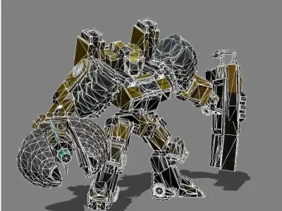 Johnson Wreck King Skin  Low-poly 3D model