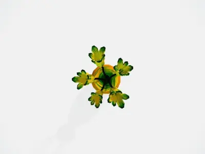 Vase with Flowers Free 3D model