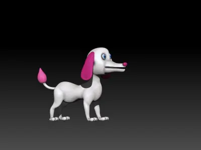dog 3d model 3D model