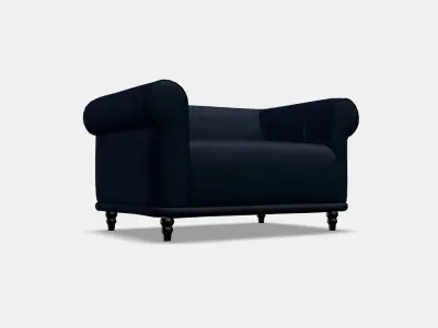 VISKAFORS 15-seat armchair Low-poly 3D model
