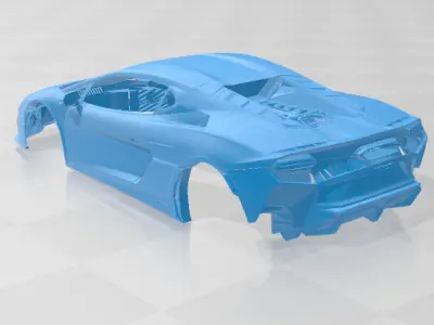 Temerario - Body Car STL Model 3D print model