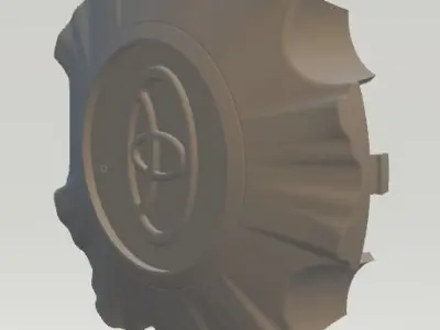  car wheel  tayota  3D model