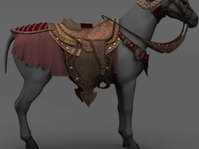 War horse 3D model