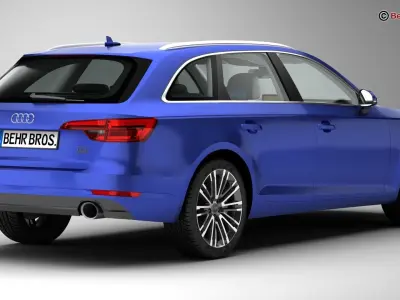 Audi A4 Avant 2016 3D model