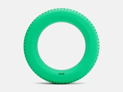 15x5 BFGoodrich Radial TA Tire 155-80-15 3D print model