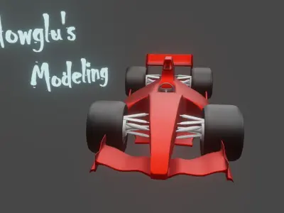 Formula car Maclaren F1 3D model