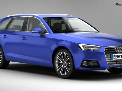 Audi A4 Avant 2016 3D model
