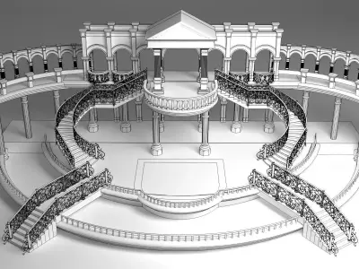 Couple Stage 3D model