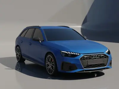 Audi A4 Avant 2022 Competition Plus 3D model