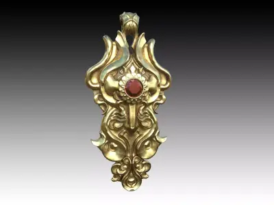 The Lunaris Ascendant Pendant 3D print model