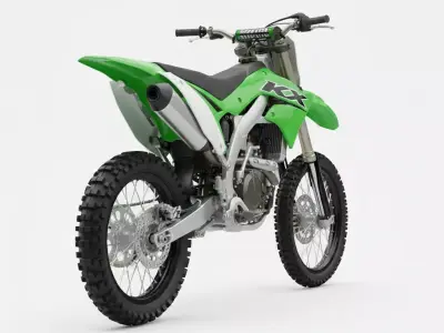 Kawasaki KX85 KX 112 3dmodel 2024 2025 Low-poly 3D model
