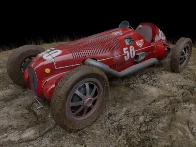Alfa Romeo 12C Prewar Era 3D model