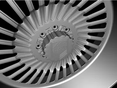 Wheel Amani Forged Chile Dually  Low-poly 3D model