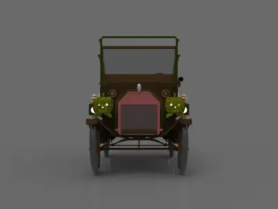 ghost car 02 Free 3D print model