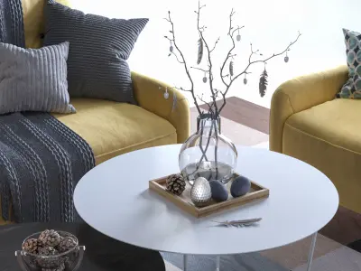 Jenson armchair and sofa 3D model