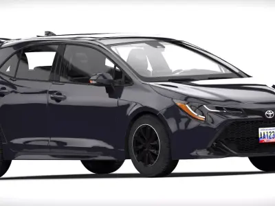 TOYOTA COROLLA GR 2024 4DOORS  3D model