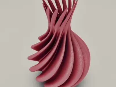 Printable Vase - Flower Pot 3D print model purchase
