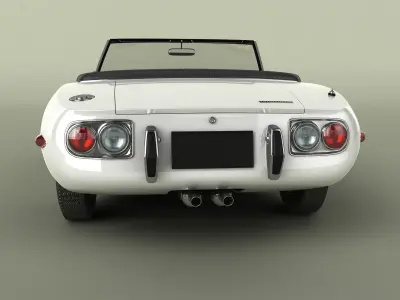 Toyota 2000GT Cabrio 3D model