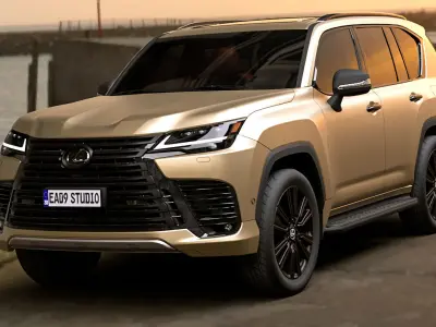 2025 Lexus LX700h 3D model
