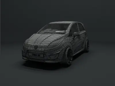 Proton Iriz Low-poly 3D model