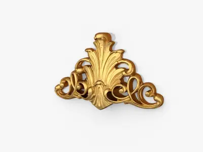 Classic decor ornament 108 3D model