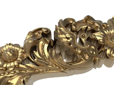 decorative pattern ready for 3D printing 3D model