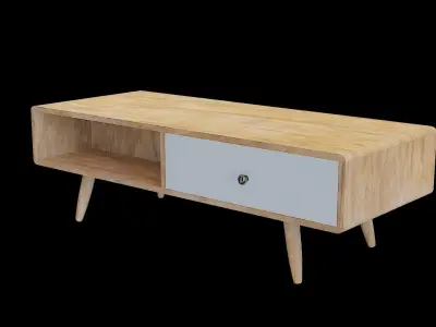Transmit Coffee Table Low-poly 3D model