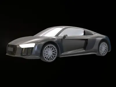 Audi R8 2016 3D model 3D model