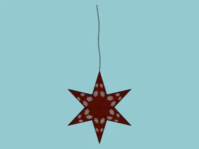 Christmas Star Free low-poly 3D model purchase
