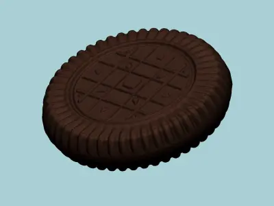 Cookie Mould 09 - Biscuit Silicon Molding 3D print model