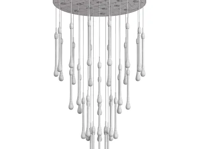  Crystal Drop Chandelier  3D model