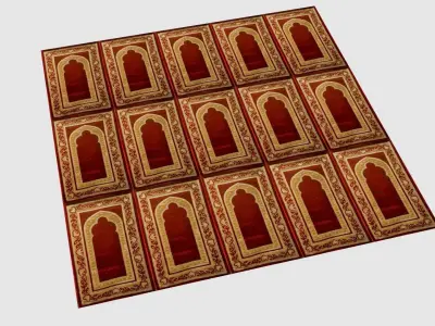 Multi-Rug Carpet 3D model