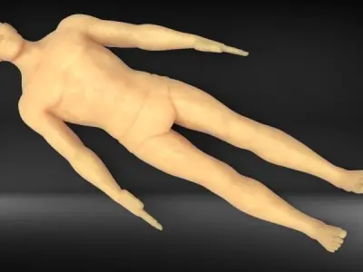 Realistic Men Bodybuilder Character 3D print model
