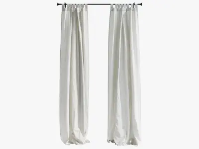 Ikea Lenda Curtains 3D model