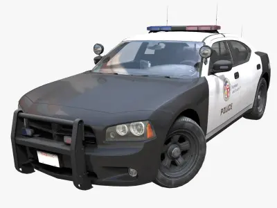 American police cars 3D Model Pack