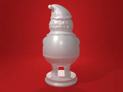 Sculpture of Santa Claus 3D print model