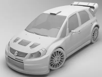 Suzuki SX 4 WRC special 3D model