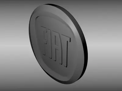 Fiat logo 3D model