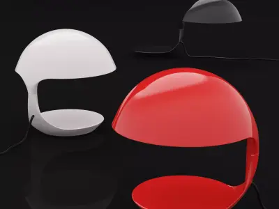 COBRA Table Lamp Low-poly 3D model