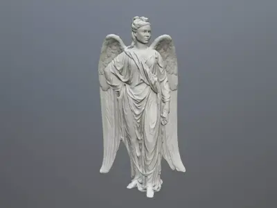 Angel Statue 05 3D print model